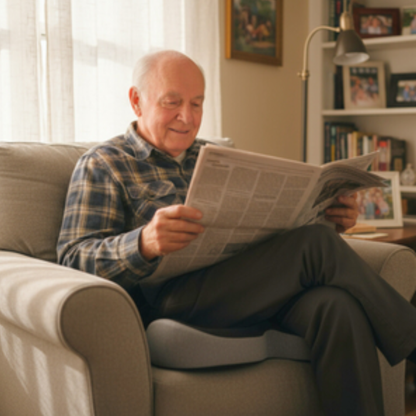 Lafia™ - Coussin ergonomique pour le coccyx avec soutien lombaire