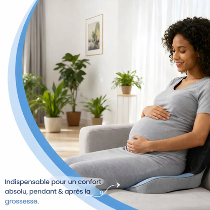Lafia™ - Coussin ergonomique pour le coccyx avec soutien lombaire