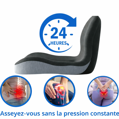Lafia™ - Coussin ergonomique pour le coccyx avec soutien lombaire