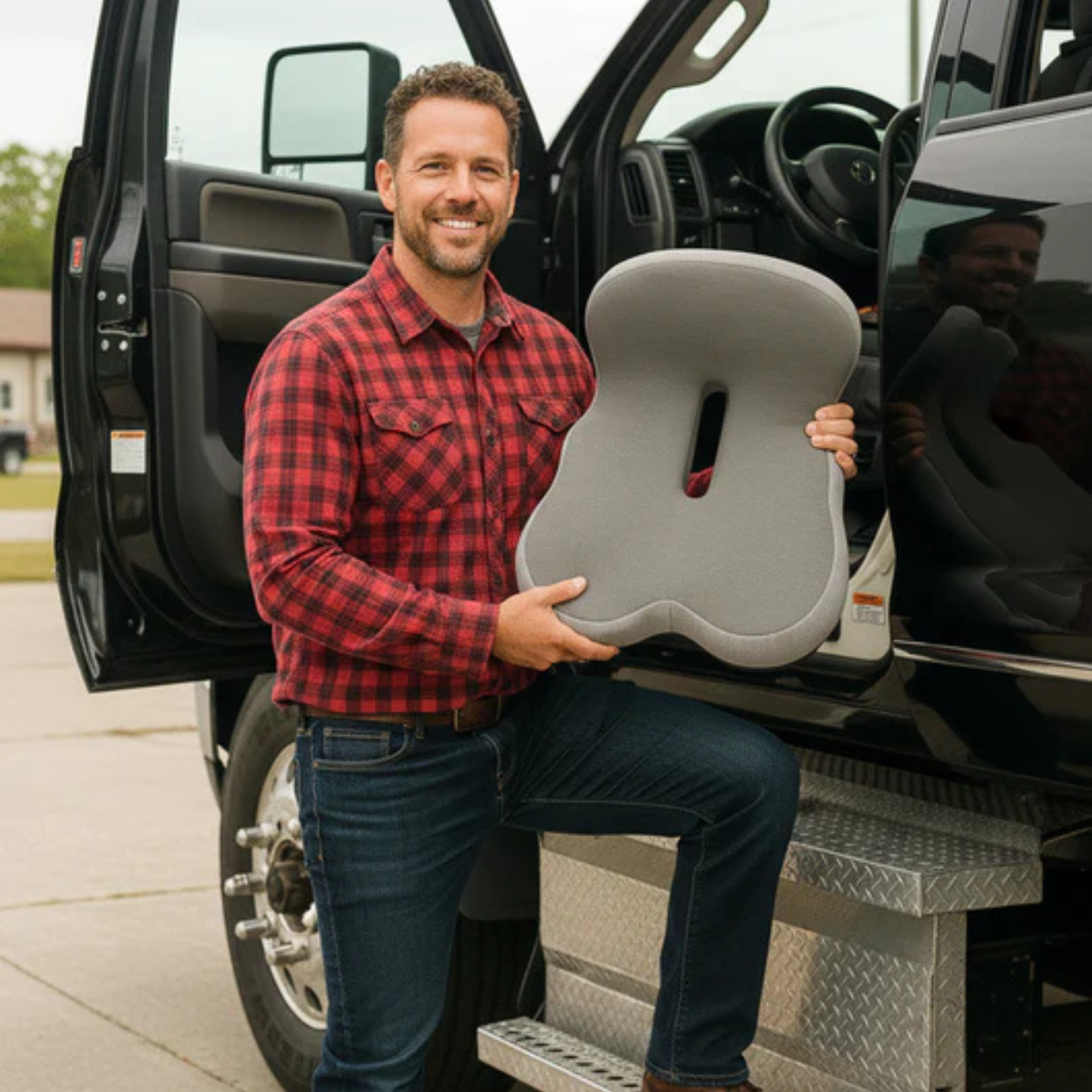 Lafia™ - Coussin ergonomique pour le coccyx avec soutien lombaire