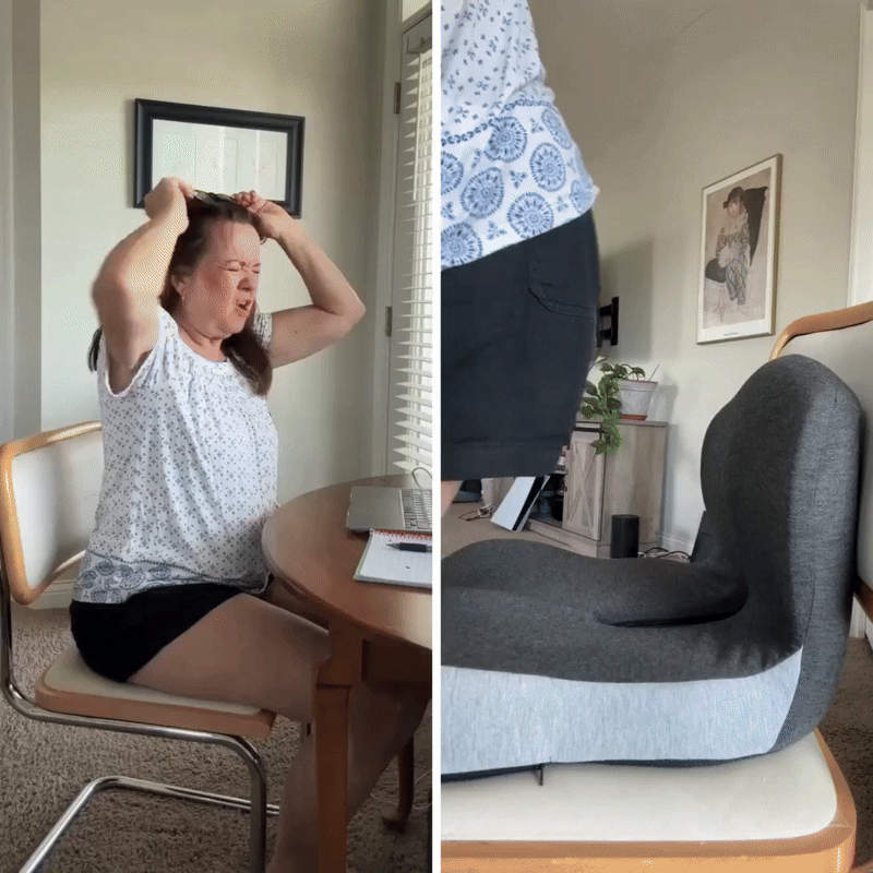 Lafia™ - Coussin ergonomique pour le coccyx avec soutien lombaire