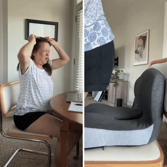 Lafia™ - Coussin ergonomique pour le coccyx avec soutien lombaire